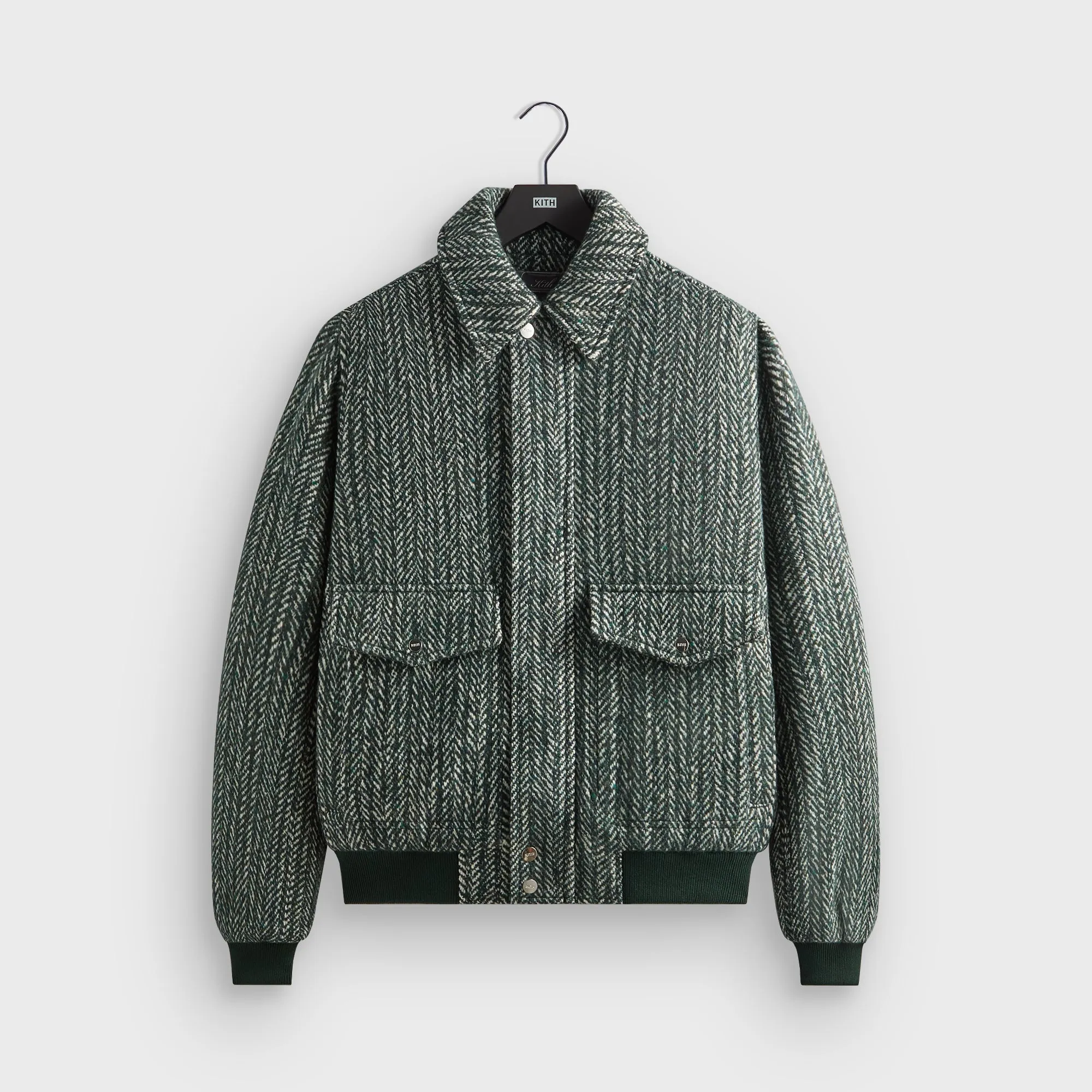 Kith Herringbone Hawthorne Flight Jacket - Stadium Air