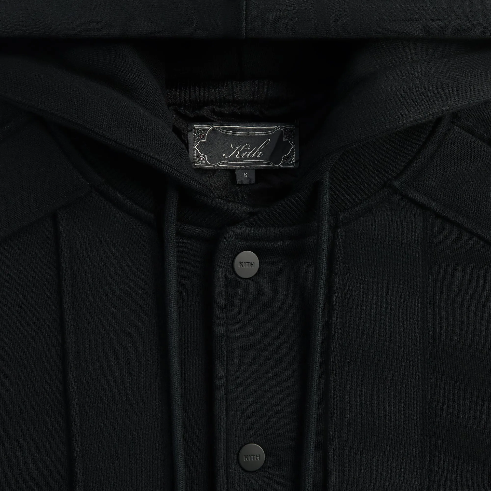 Comfortable Apparel Kith Hooded Marvin Bomber Jacket - Black