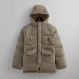 Kith Leroy Parka - Canvas Crisscross Straps Design Elasticized Zippered Pocket