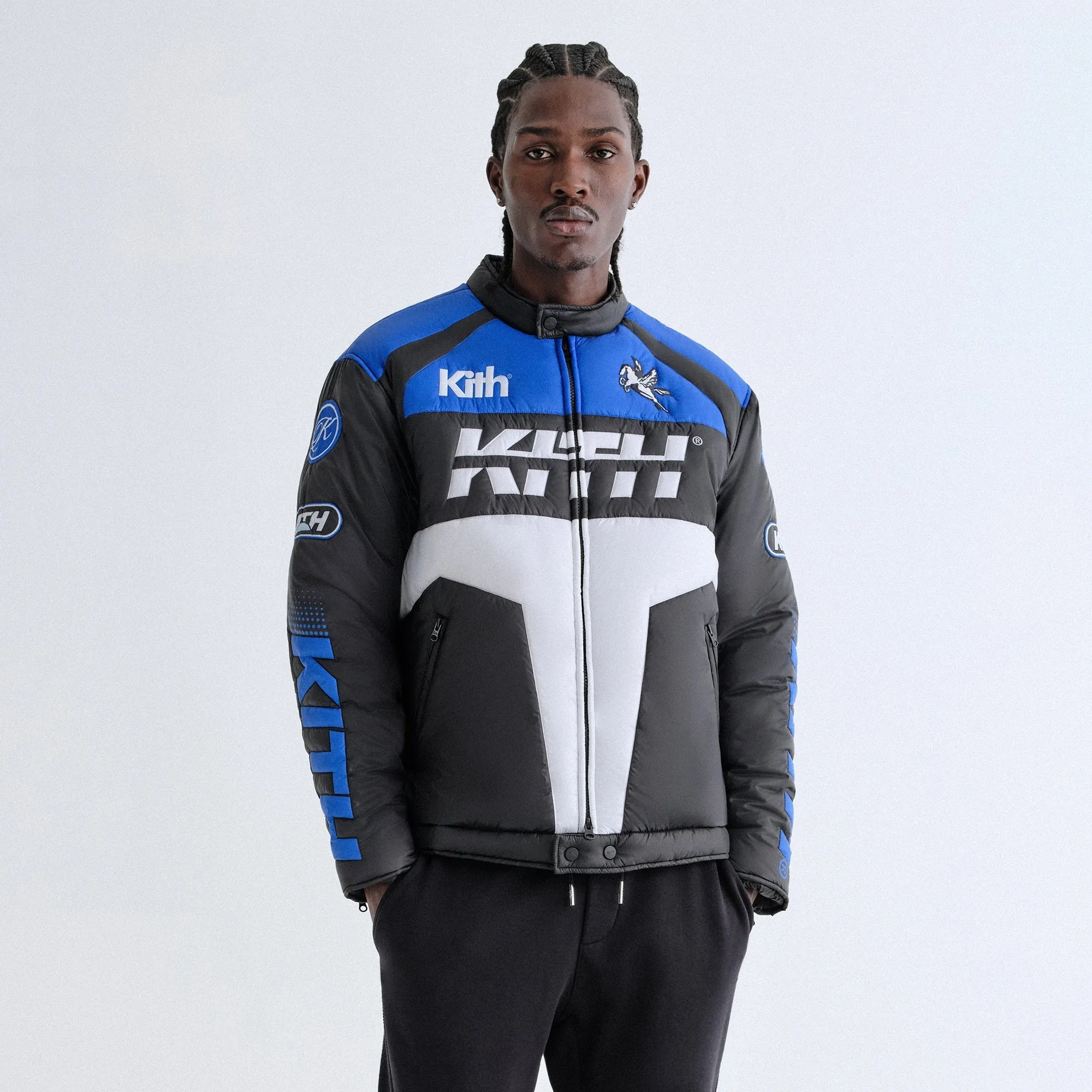 Kith Moto Full Zip Brixton Jacket - Cyclone Rotational Molding Rough