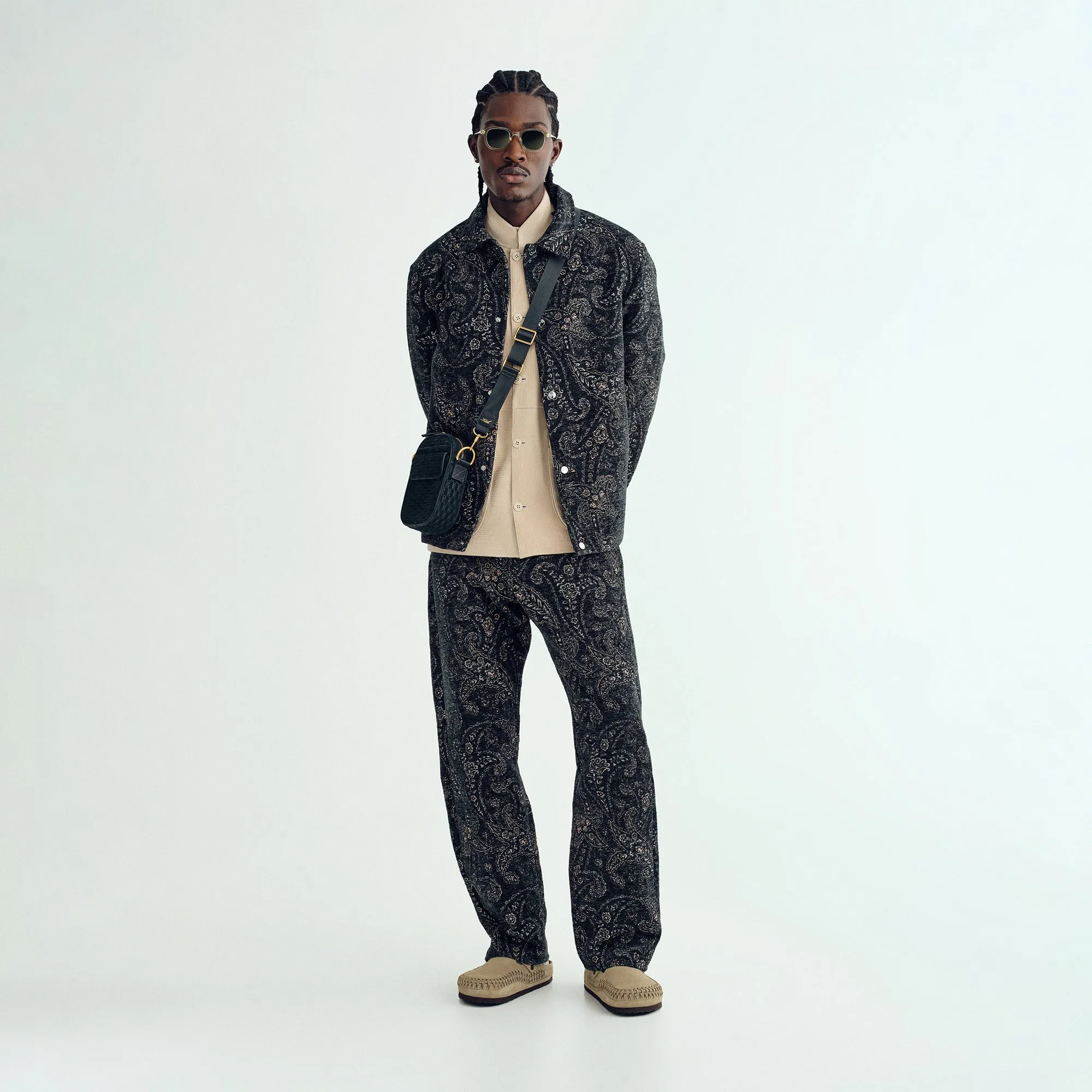 Kith Paisley Tapestry Irvin Coaches Jacket - Equestrian Beach Gear