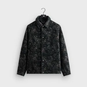 Built-In Bra Kith Paisley Tapestry Irvin Coaches Jacket - Equestrian