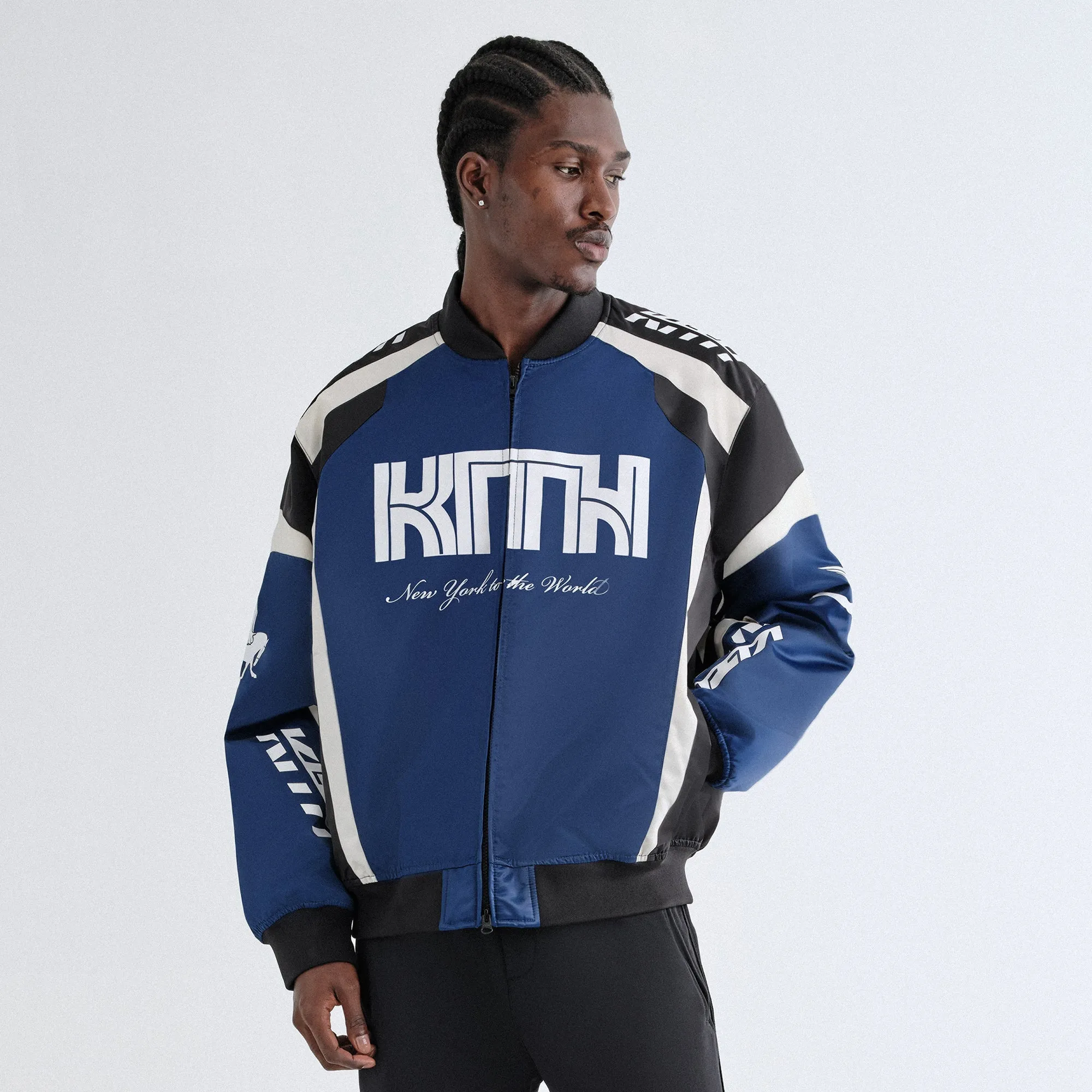 Kith Racing Nylon Bomber Jacket - Meter Supplementary Layered Effect