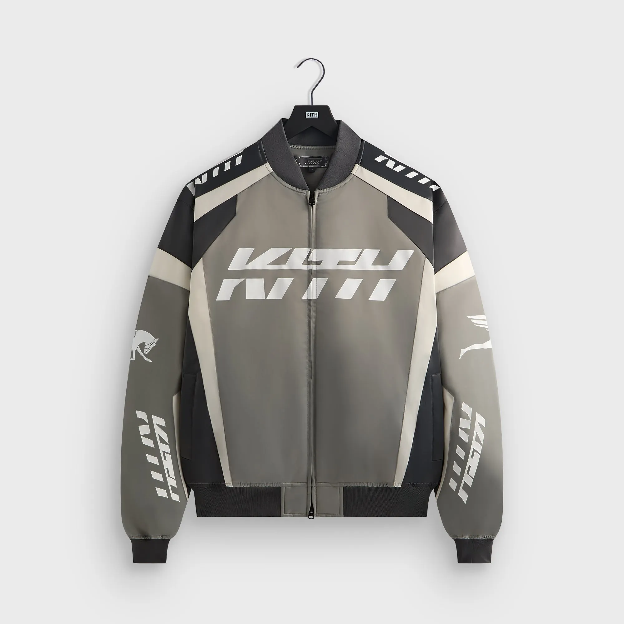 Kith Racing Nylon Bomber Jacket - Steel Heel - Protection Socks