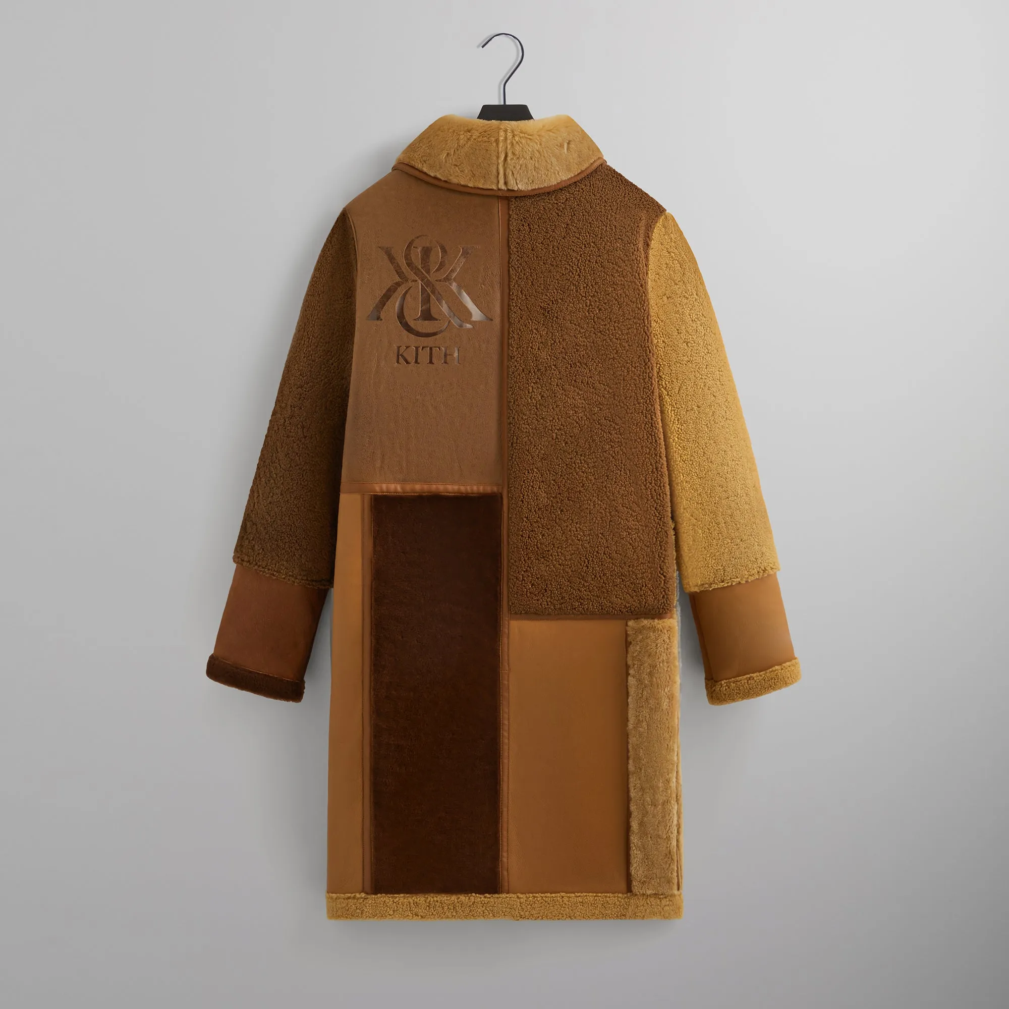 Often Kith Shearling Patchwork Becker Coat - Mesa