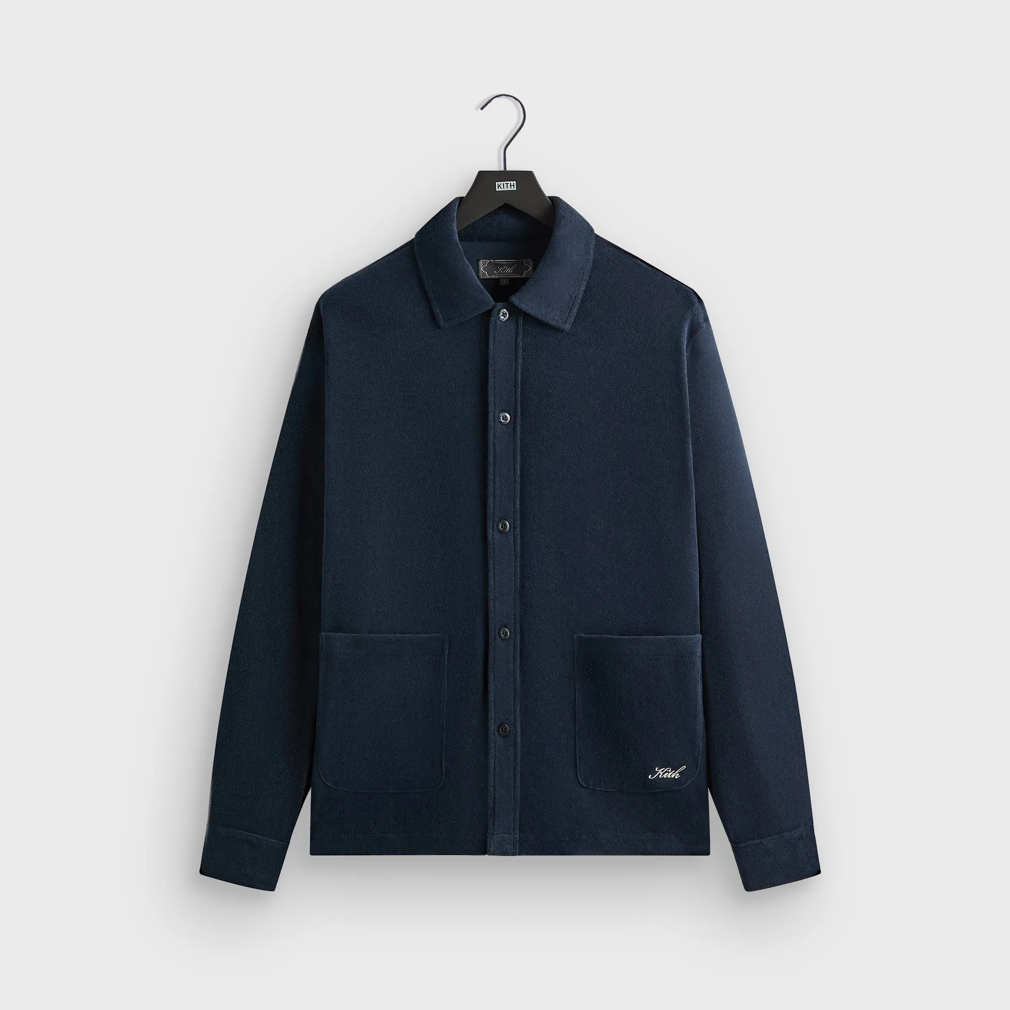 Kith Terry Boxy Collared Overshirt - Nocturnal Reinforced Component Brand Vision Statement