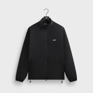 Dolman Sleeve Style Kith Wrinkle Nylon Windsor Panelled Track Jacket - Black
