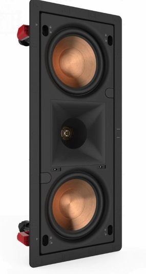 Klipsch PRO-250RPW IN-WALL LCR SPEAKER Each hi-fi dual speakers,hi-fi triple amplifier setup,hi-fi pro audio kit