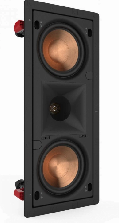 Klipsch PRO-250RPW IN-WALL LCR SPEAKER Each hi-fi dual speakers,hi-fi triple amplifier setup,hi-fi pro audio kit