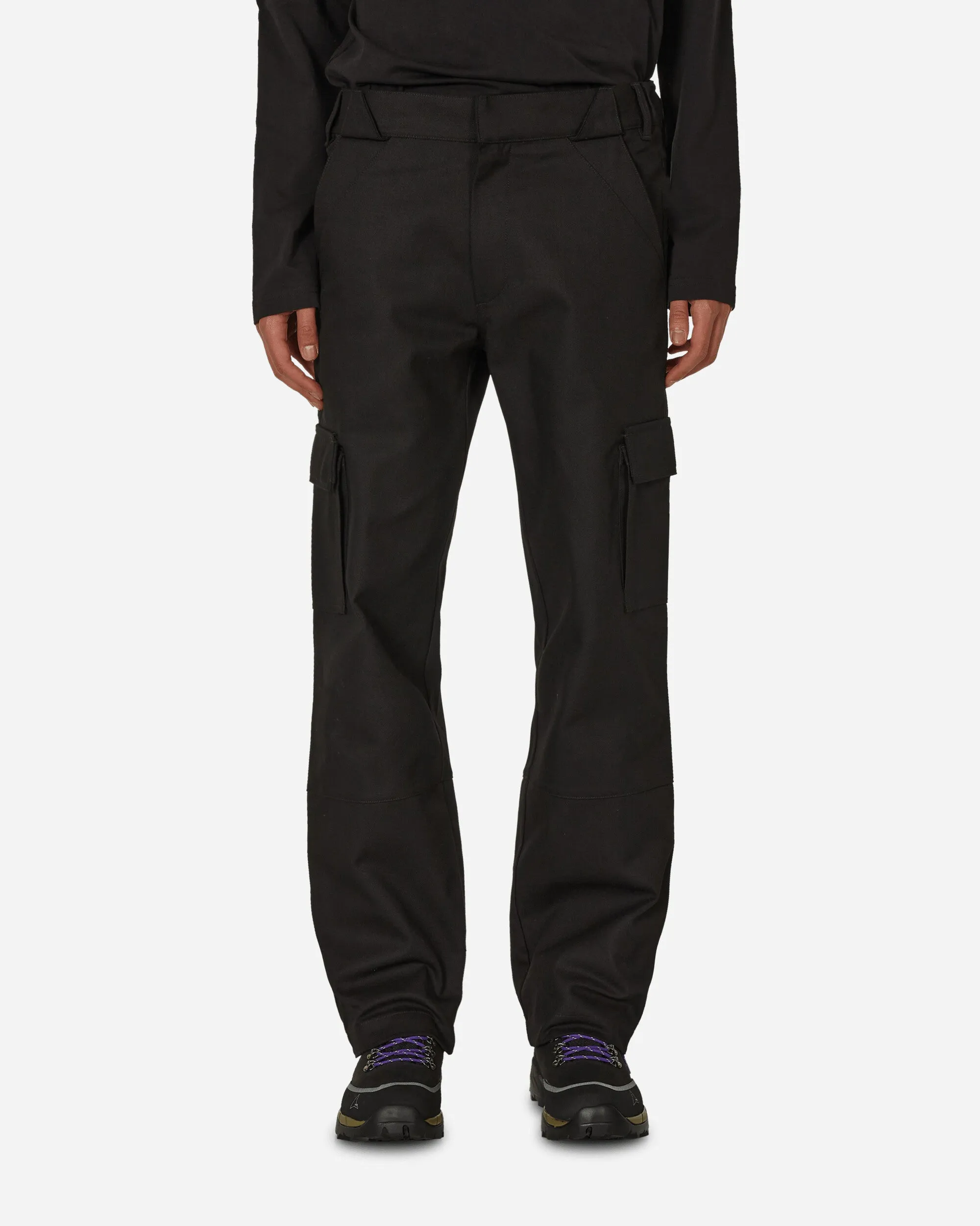 Anti-Supernova Explosion Klopman Shank Structured Pants Black
