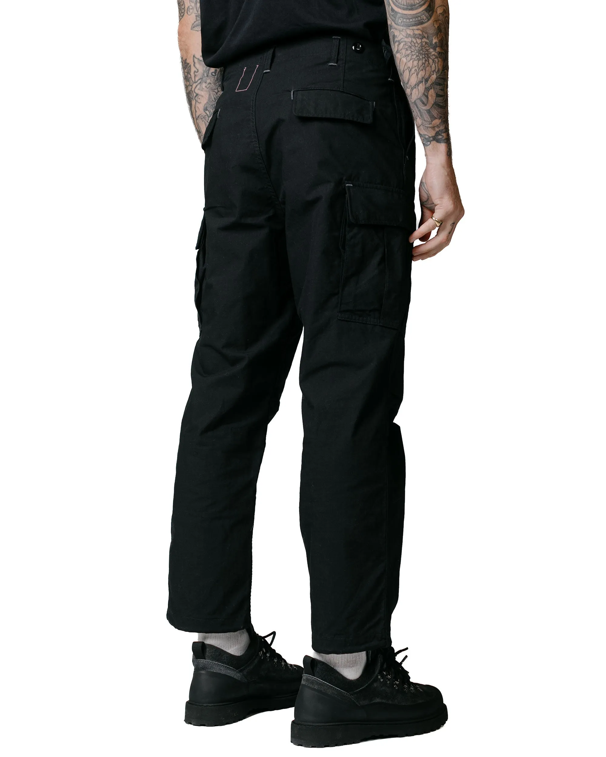 The Corona Utility Fp006 Fatigue Slacks 'Jungle Slacks' N/C Military Ripstop Black Leisure Wear Comfort Toe Design