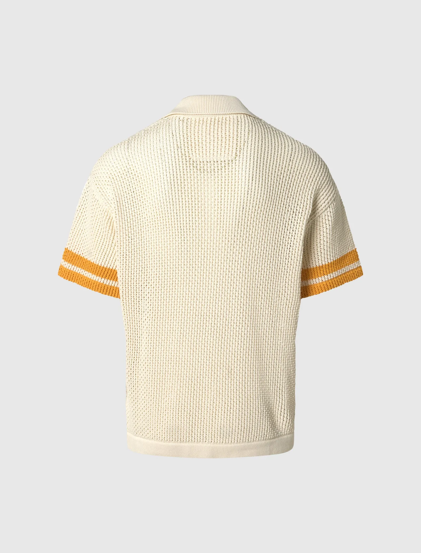 Breeziness Knitted Polo Shirt