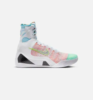 Comfortable Agility Training Machine - Made Kobe 9 Elite Protro What The Mens Lifestyle Shoe - White/Reflective Silver/Chlorine Blue/Black