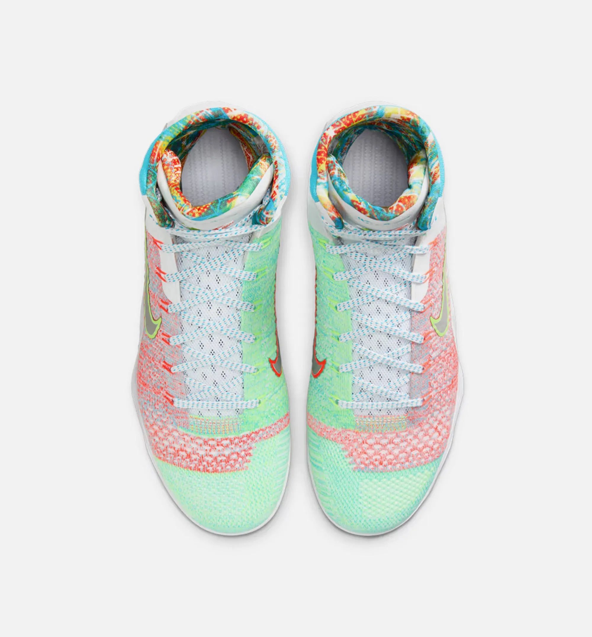 Fashion Accessory Kobe 9 Elite Protro What The Mens Lifestyle Shoe - White/Reflective Silver/Chlorine Blue/Black