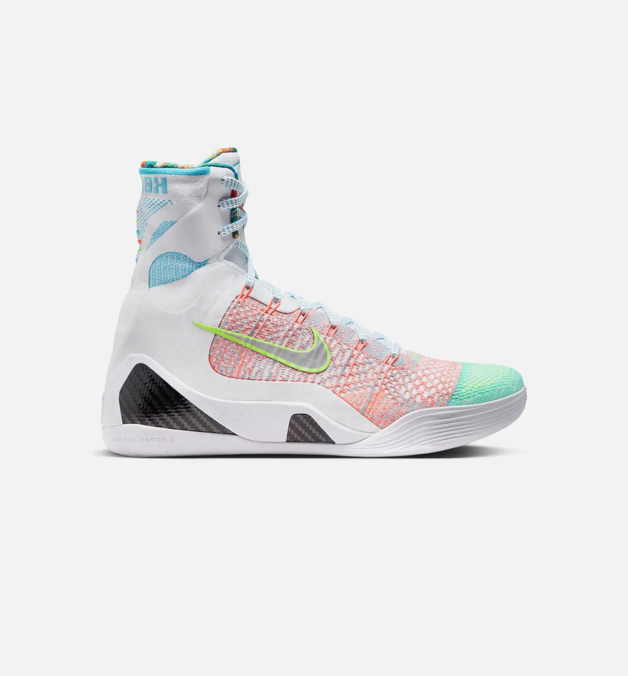 Comfortable Agility Training Machine - Made Kobe 9 Elite Protro What The Mens Lifestyle Shoe - White/Reflective Silver/Chlorine Blue/Black