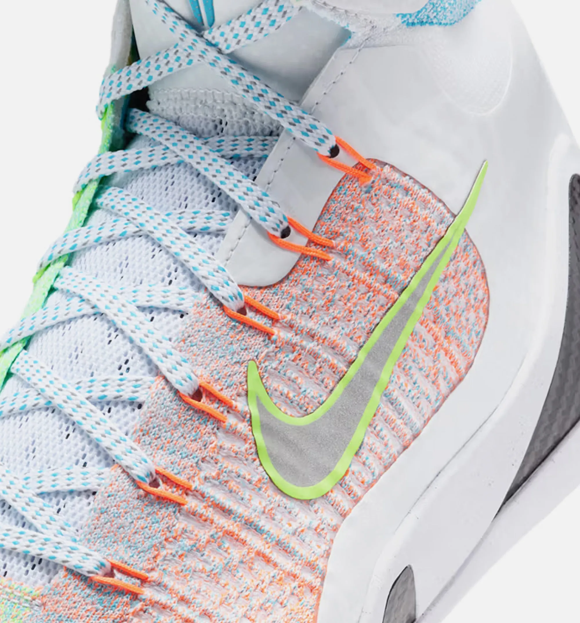 Comfort Stretch Straps Kobe 9 Elite Protro What The Mens Lifestyle Shoe - White/Reflective Silver/Chlorine Blue/Black