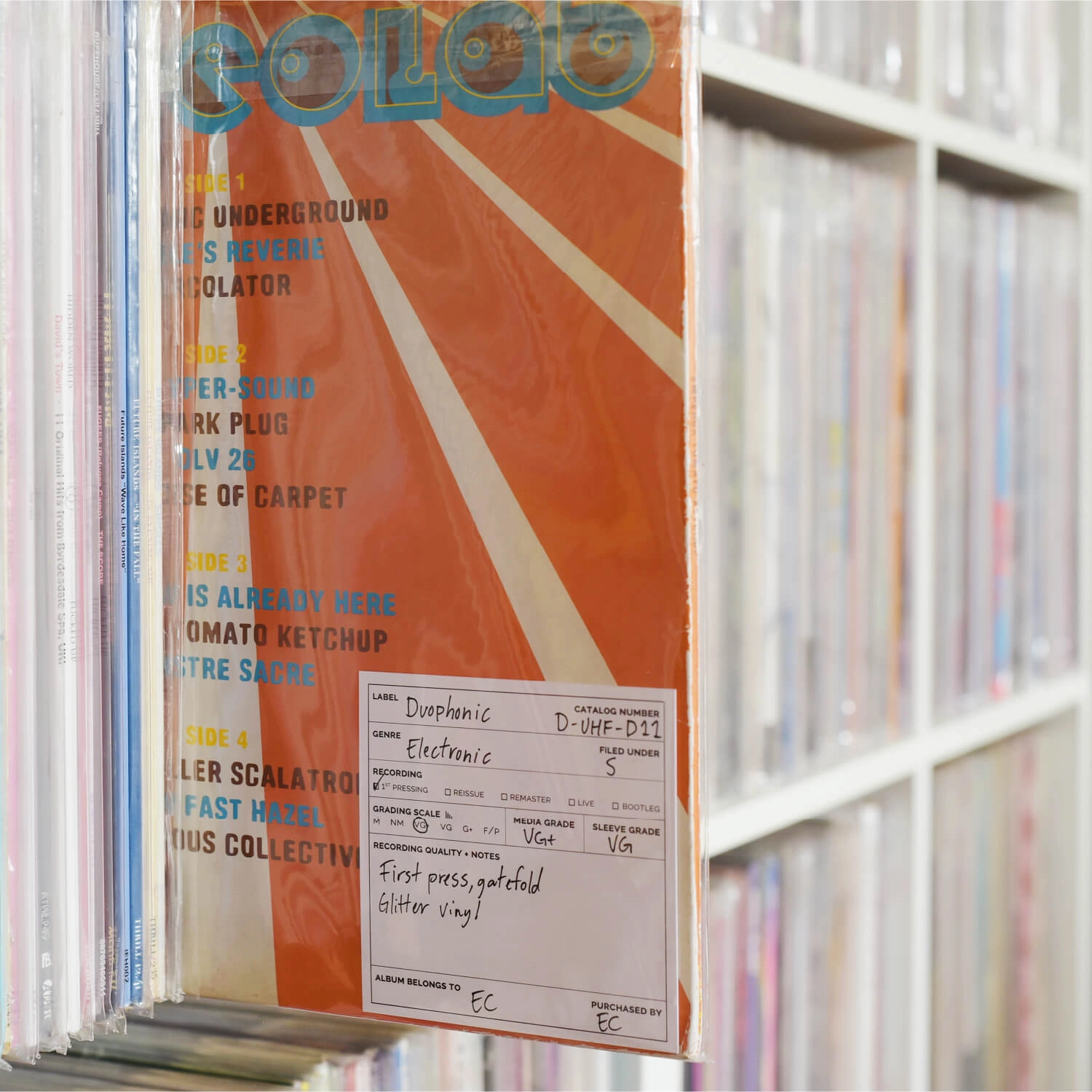 Koeppel Design: Vinyl Record Catalog Cards - 50 Units