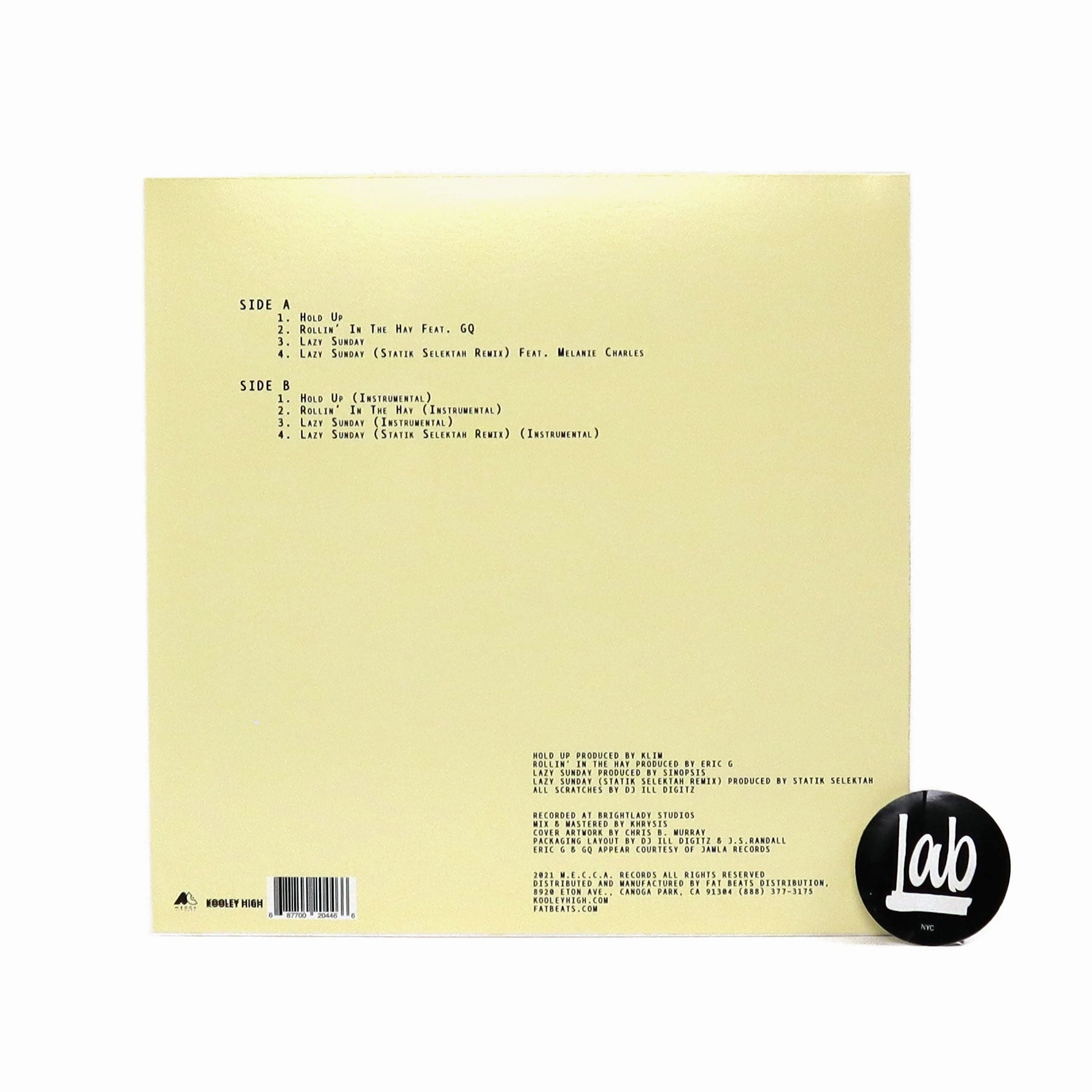 Kooley High: Lazy Sunday (180g) Vinyl LP