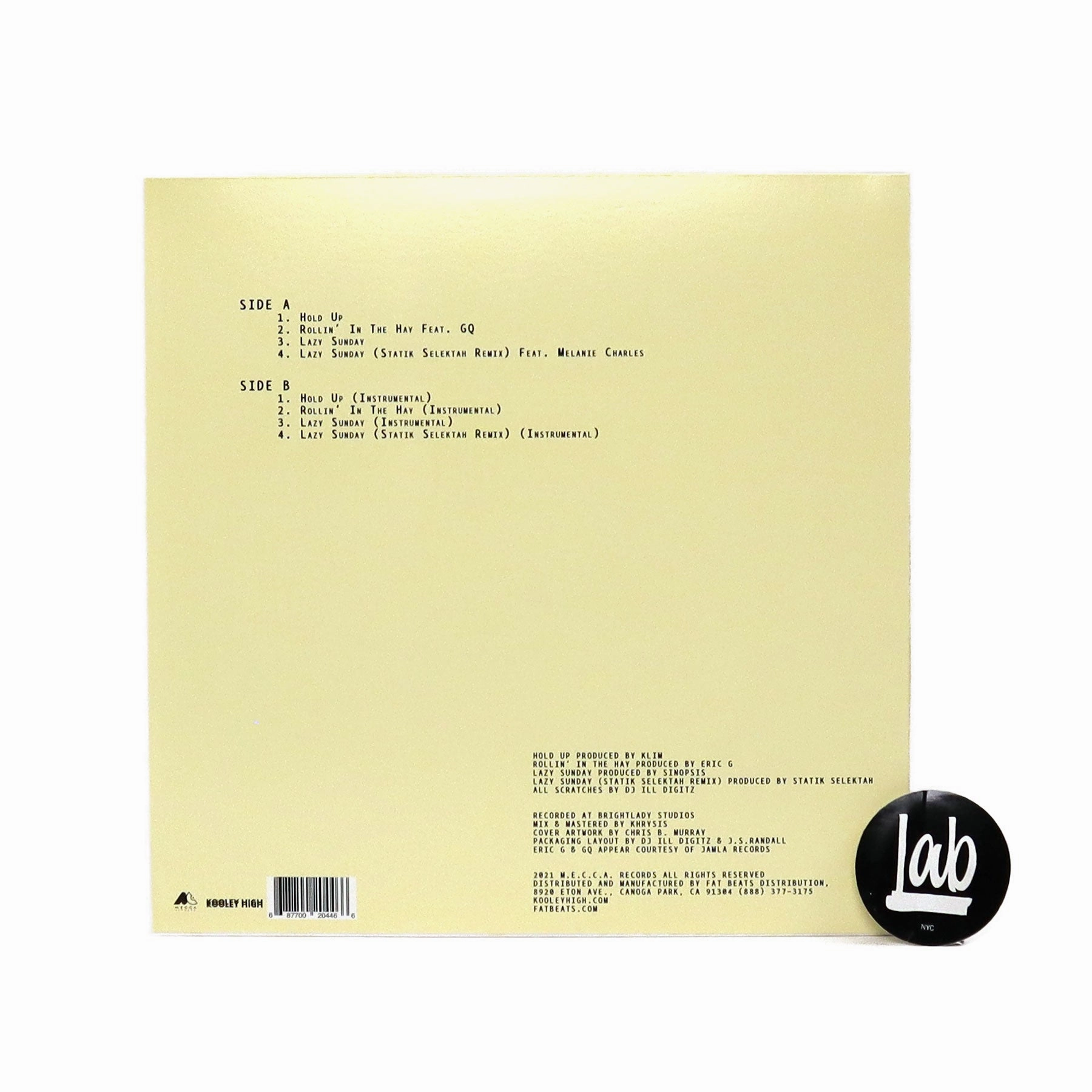 Kooley High: Lazy Sunday (180g) Vinyl LP