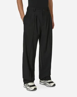 Custom Style Supportive Feature Kreuk Tailored Trousers Crow Black