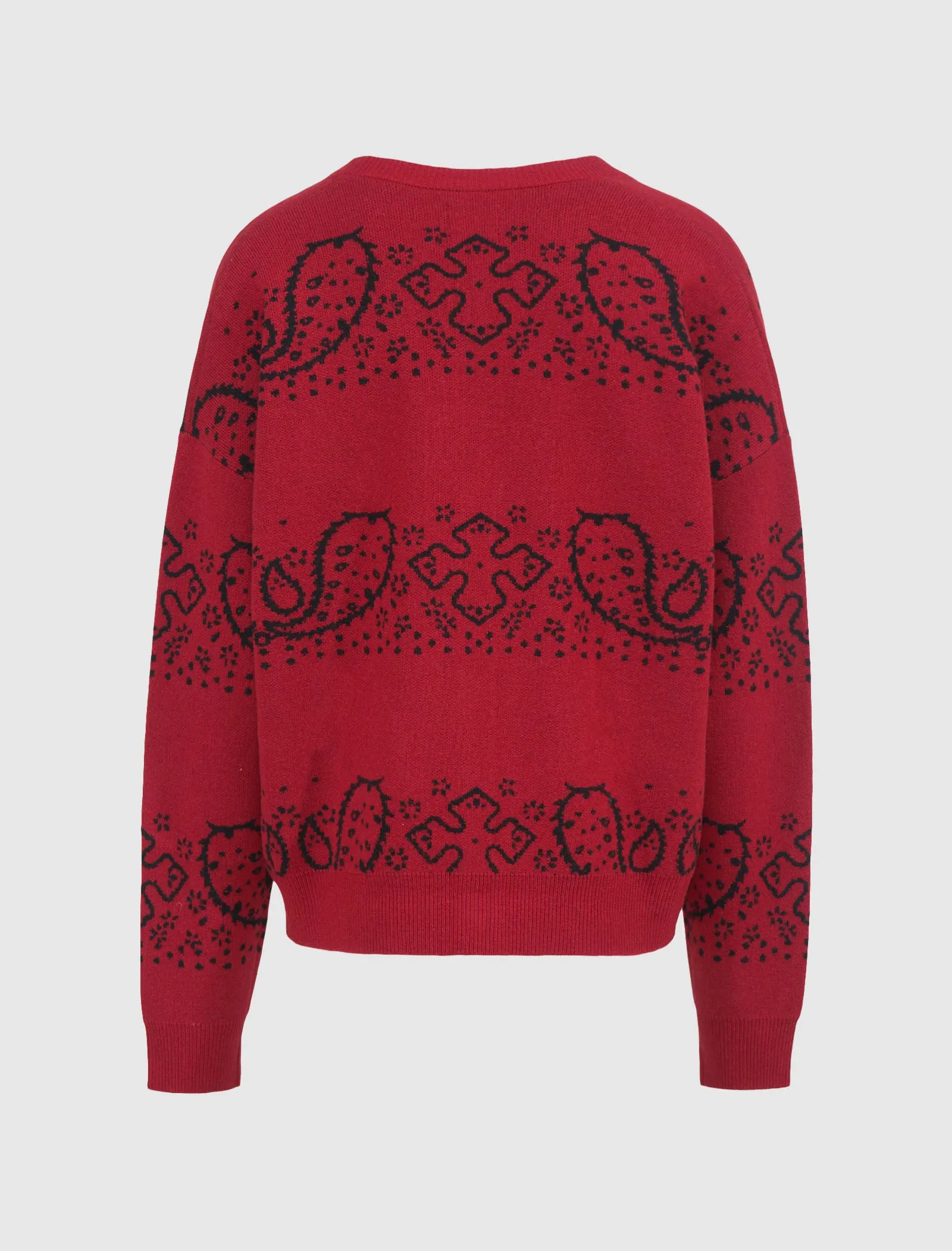 Bandana Knit Caridgan Anti-Fake Wellness Yak Wool