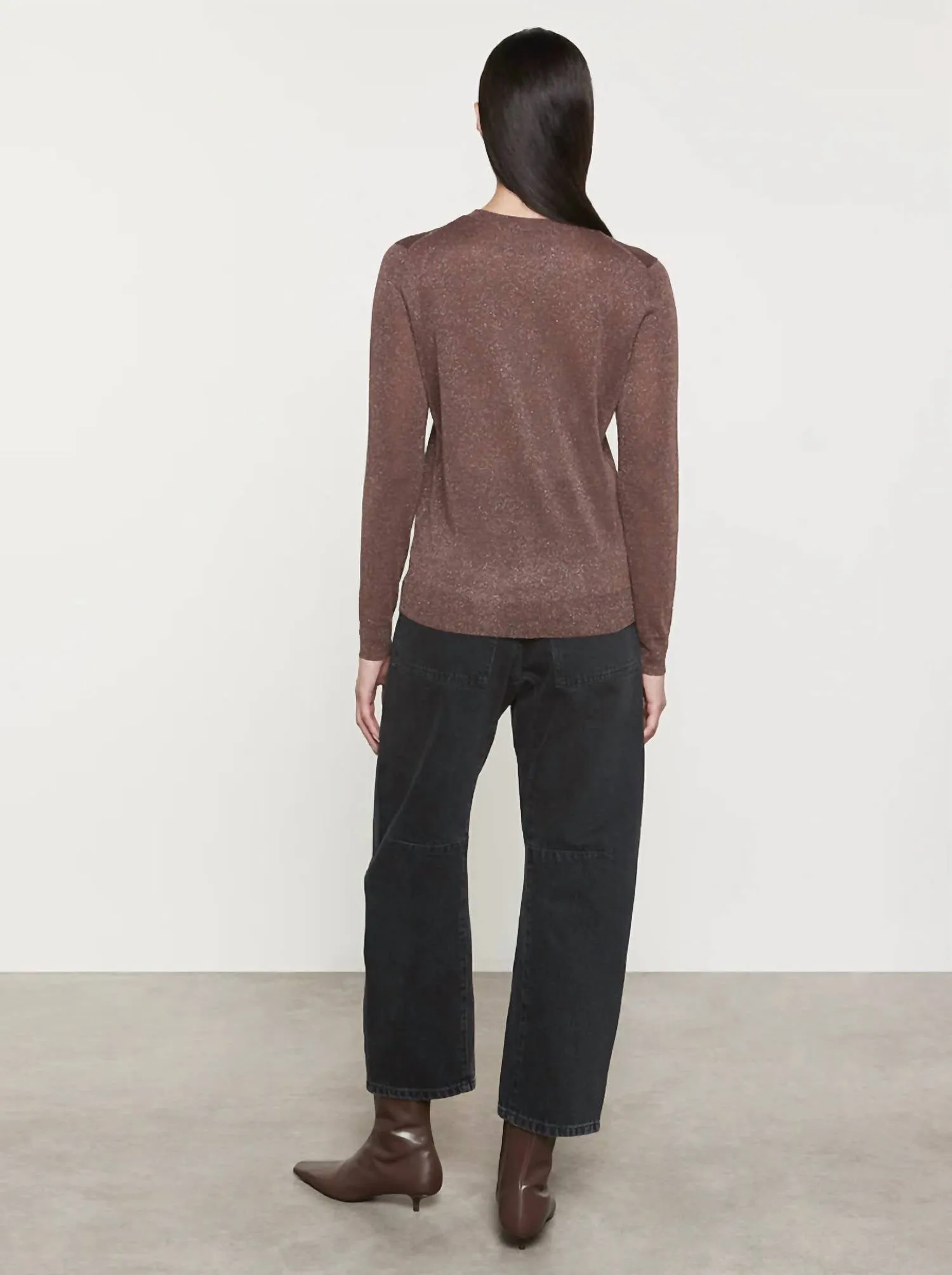 Cardigan Lam en marron