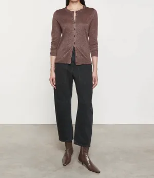 Cardigan Lam en marron