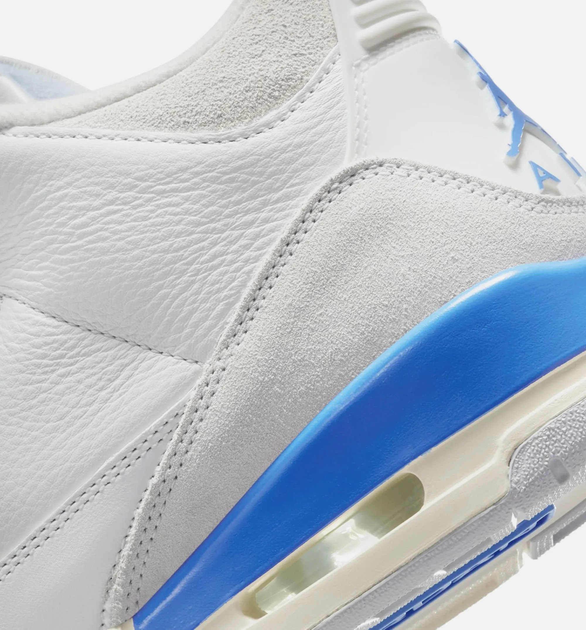 Comfort Insert Quality Leather Quality Design Air Jordan 3 Retro Lucky Shorts Mens Lifestyle Shoe - Summit White/Hydrogen Blue/Legend Blue
