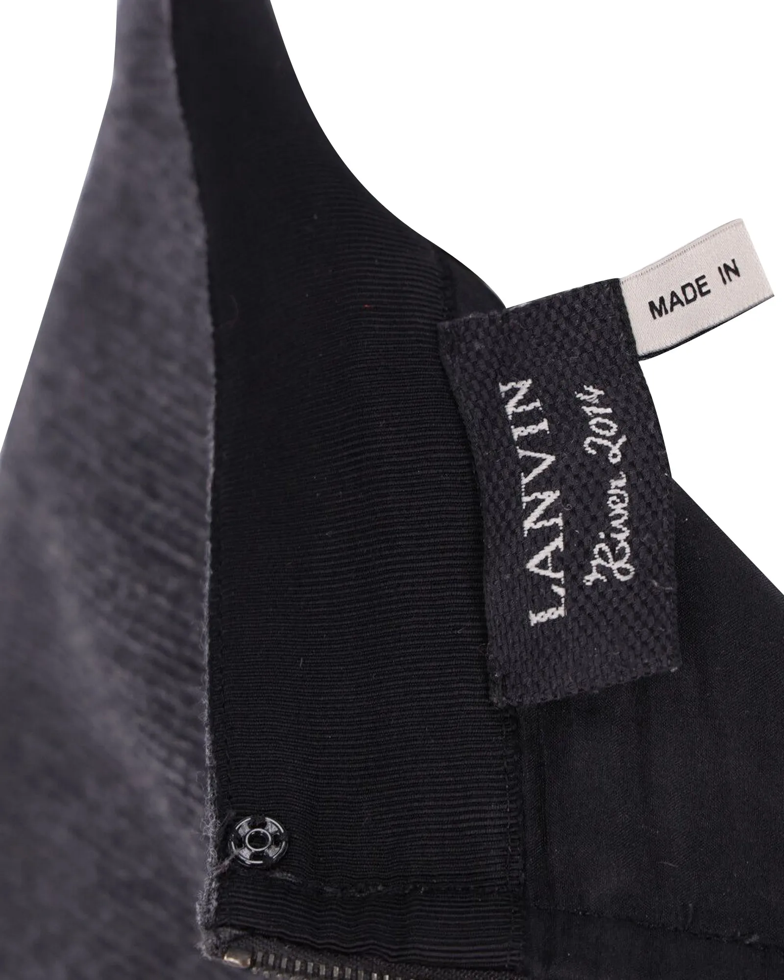 Jupe crayon Lanvin en laine grise