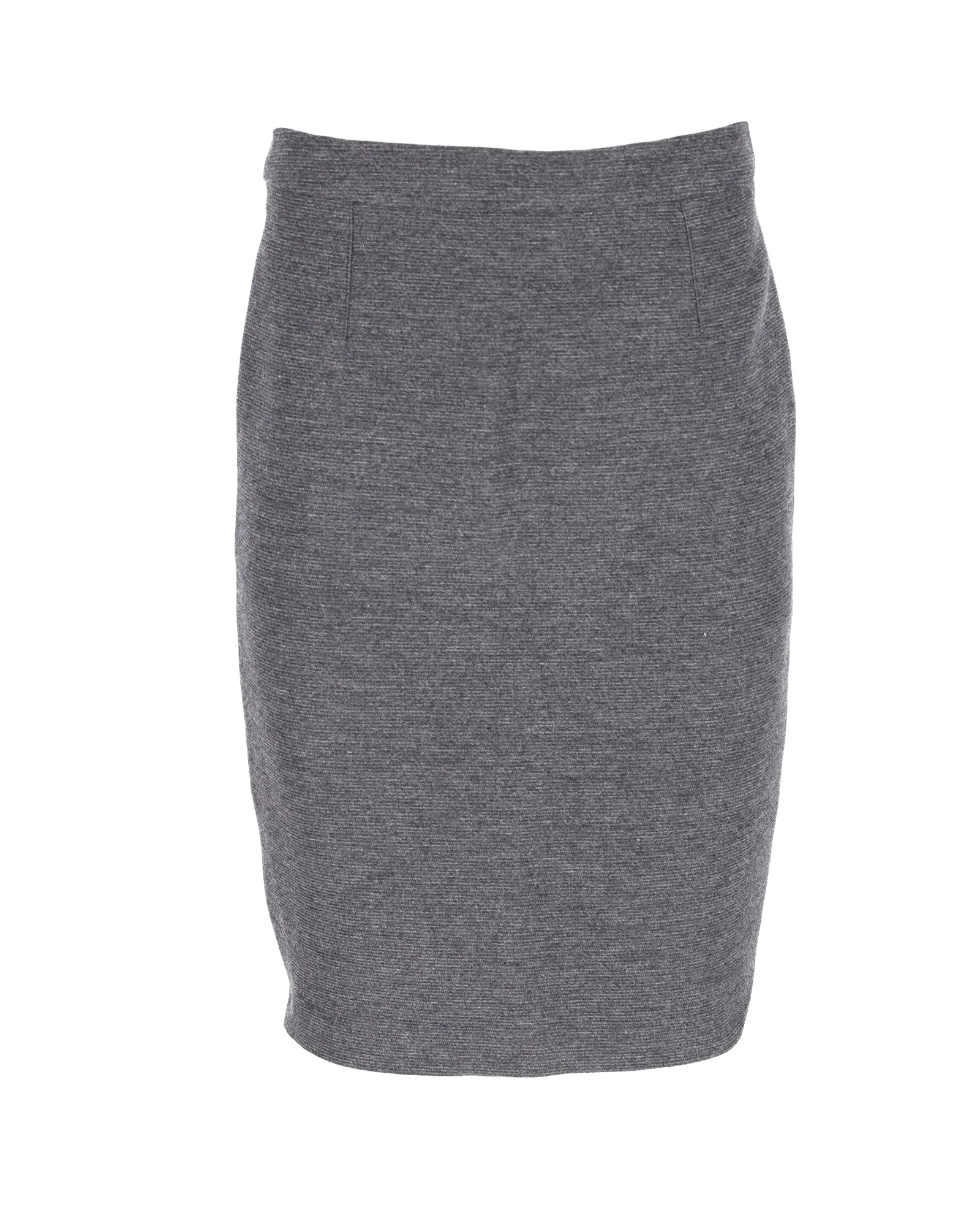 Jupe crayon Lanvin en laine grise