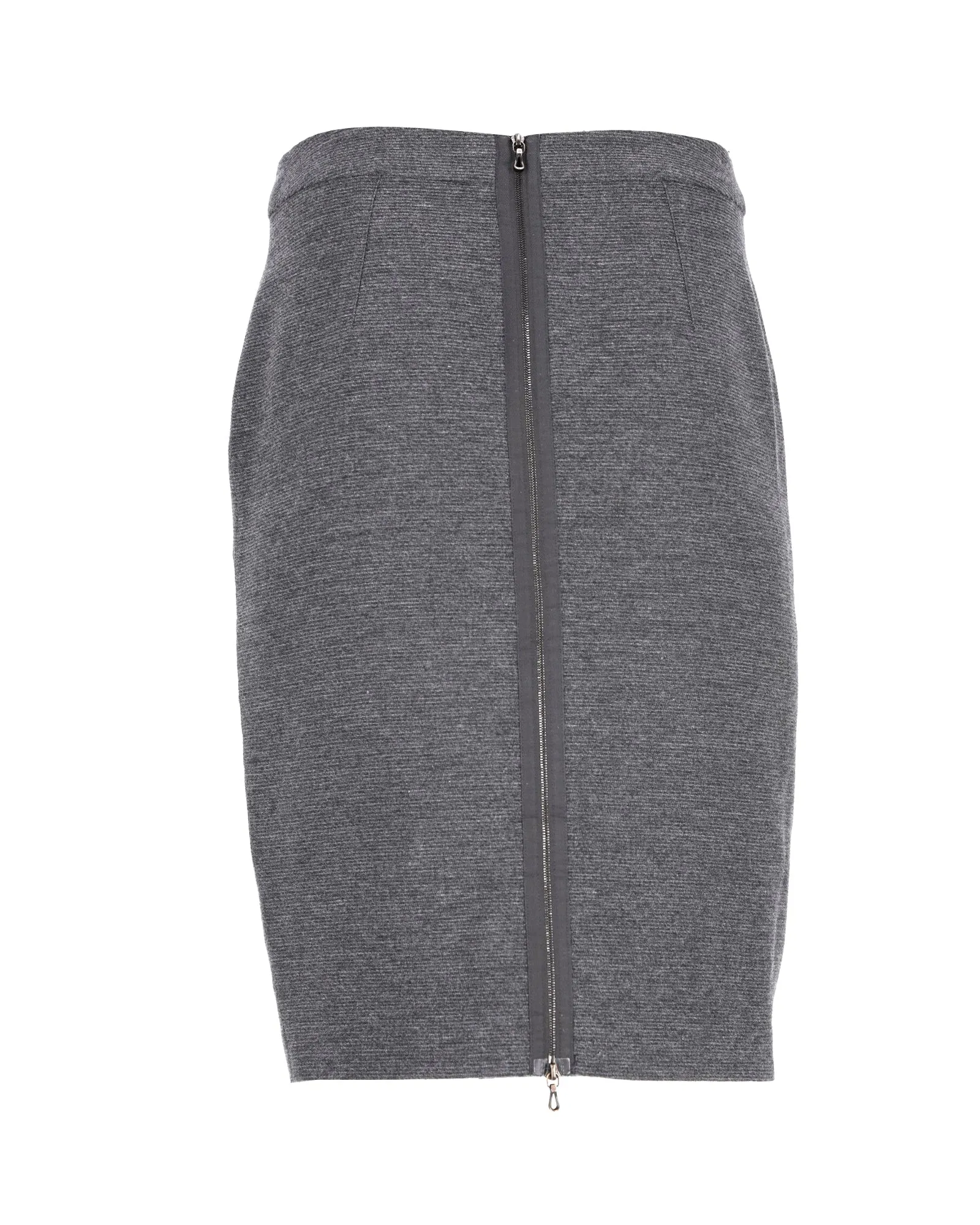 Jupe crayon Lanvin en laine grise