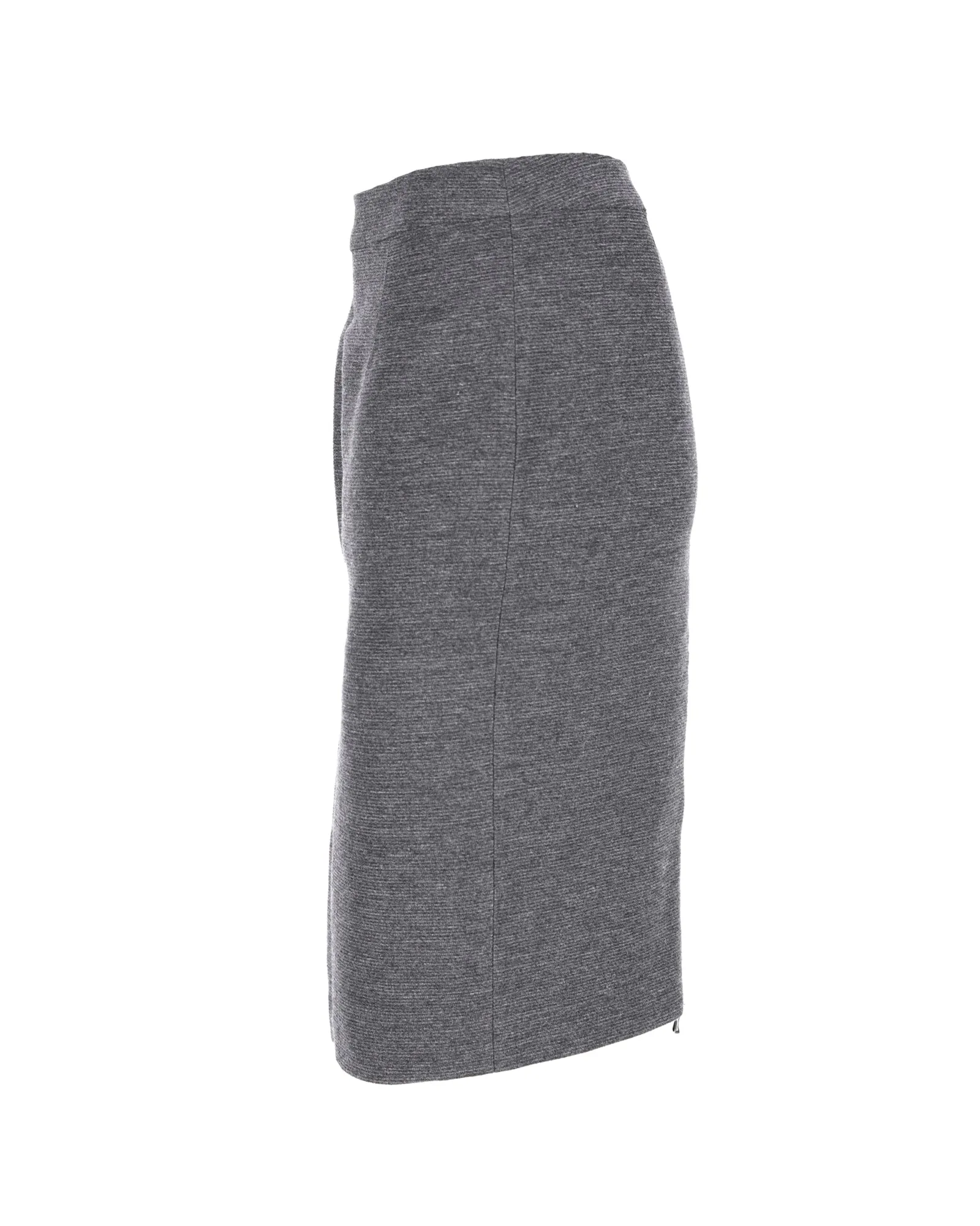 Jupe crayon Lanvin en laine grise
