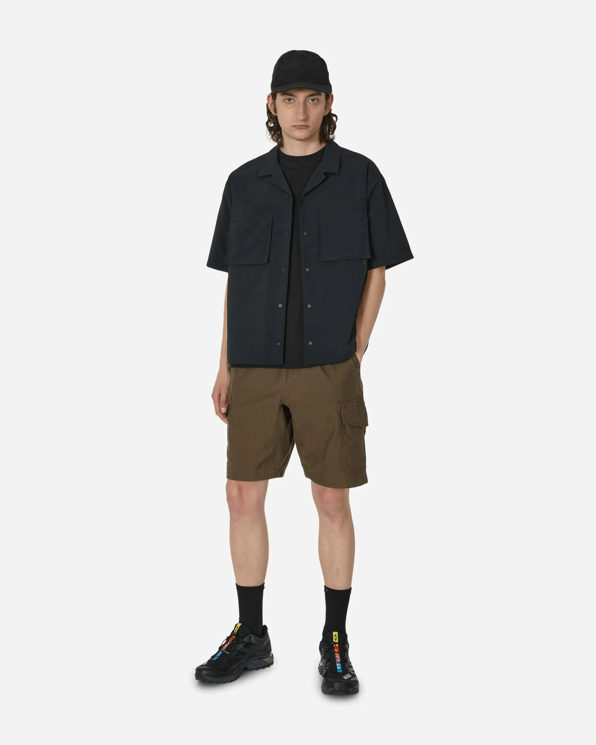 Cotton Cargo Shorts Olive Lightweight Insulation