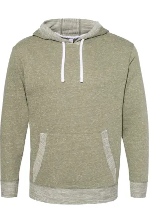 Pull à capuche en French Terry mélangé LAT Harborside