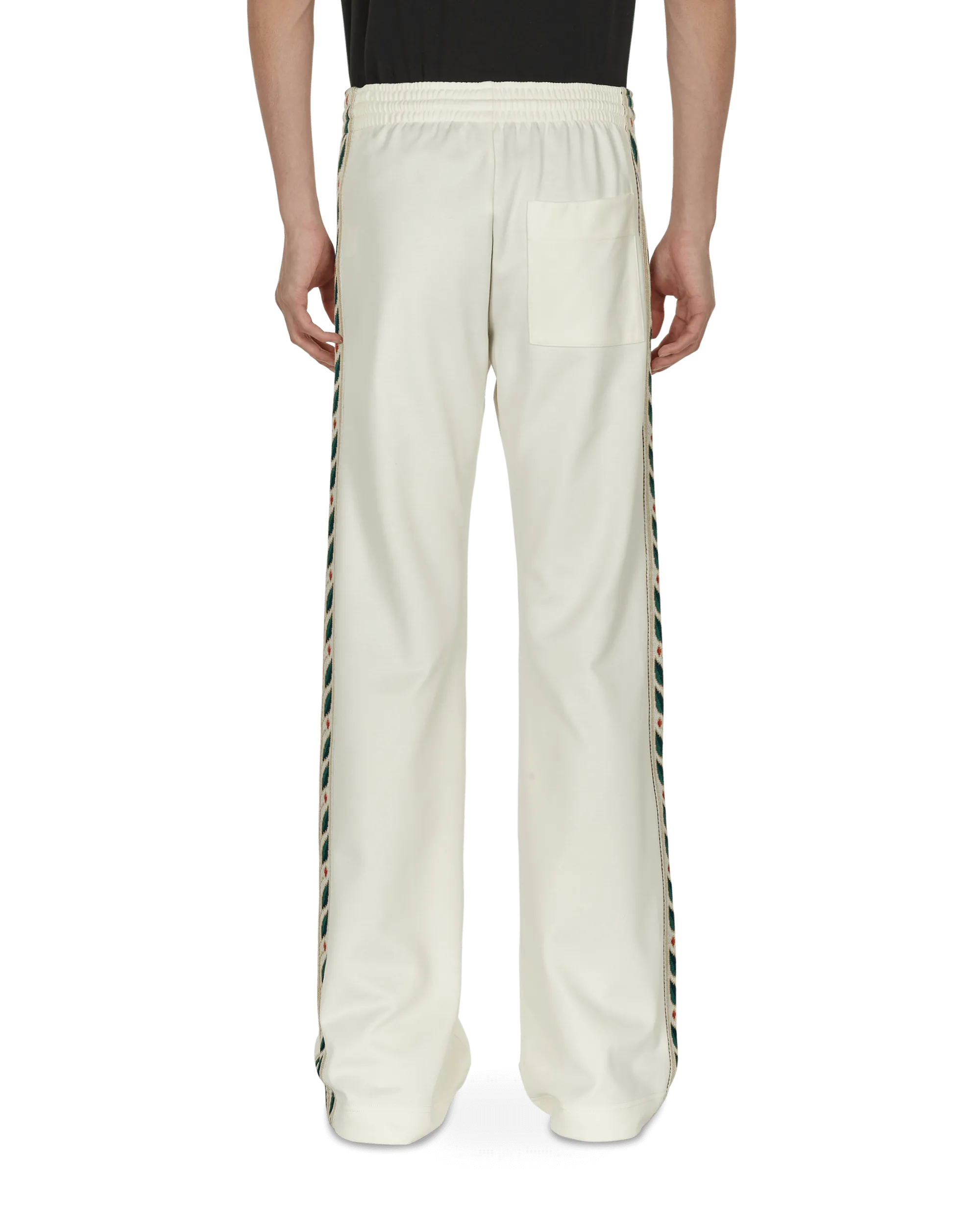 Laurel Tracksuit Pants White Durable Stitching Seam
