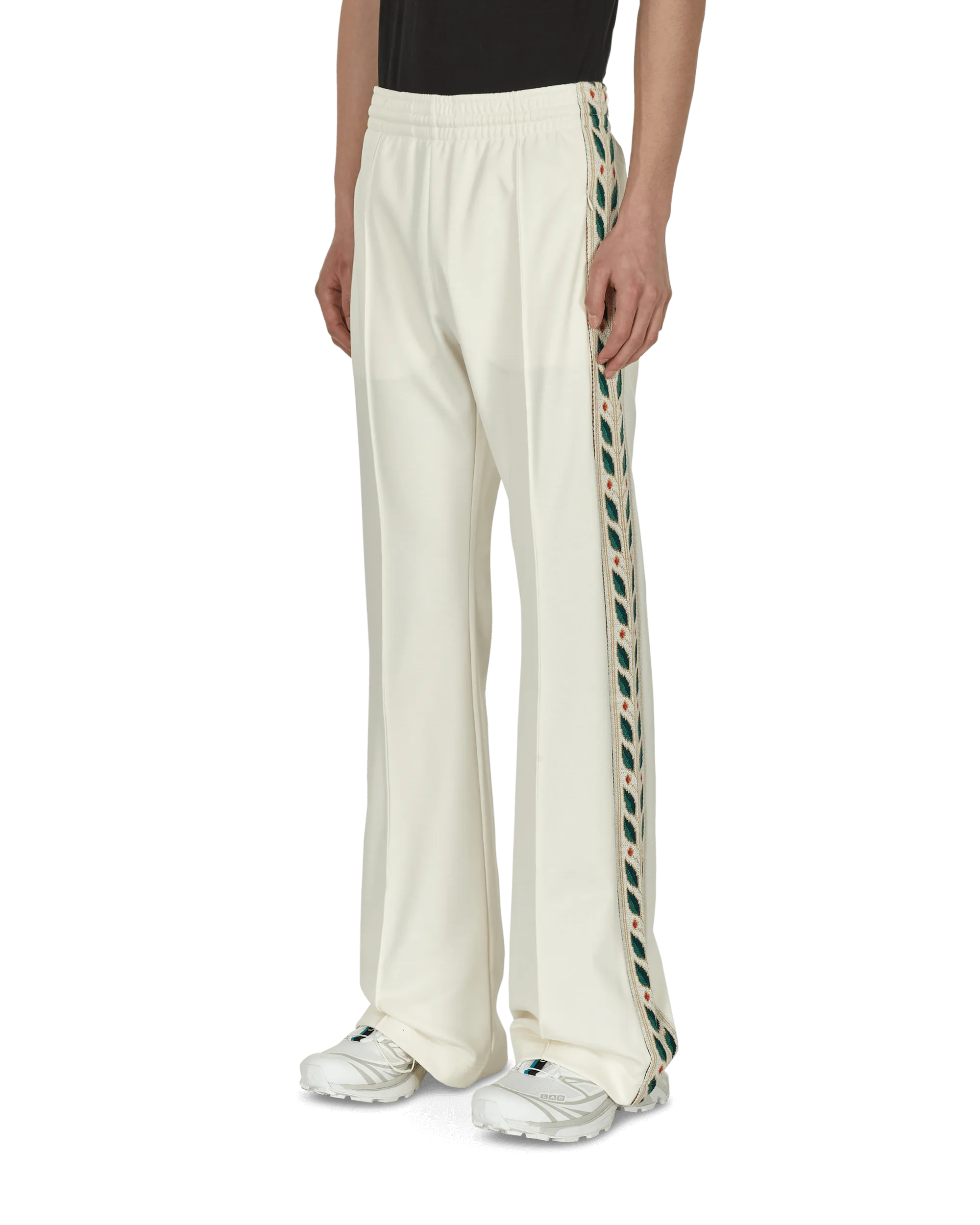 Comfortable Padding Thickness Ankle Strapping Laurel Tracksuit Pants White