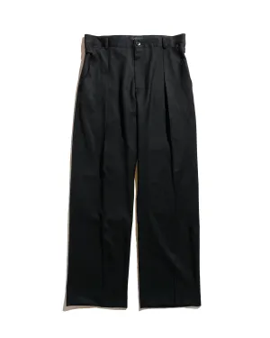 Wanze Cinch Trouser Tropical Wool Black Natural