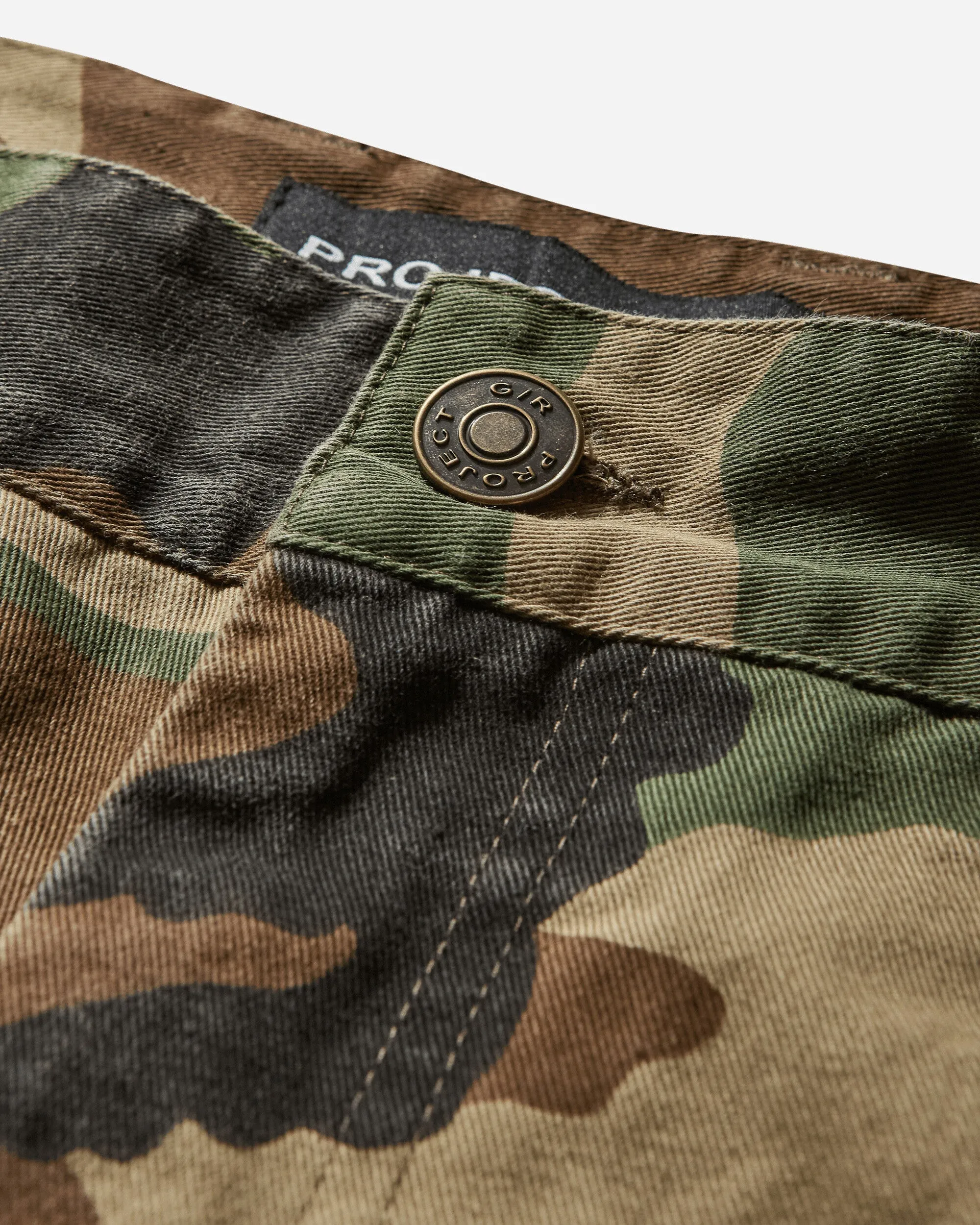 Layered Skirt Cargo Shorts Camo Looseness All-Weather Style