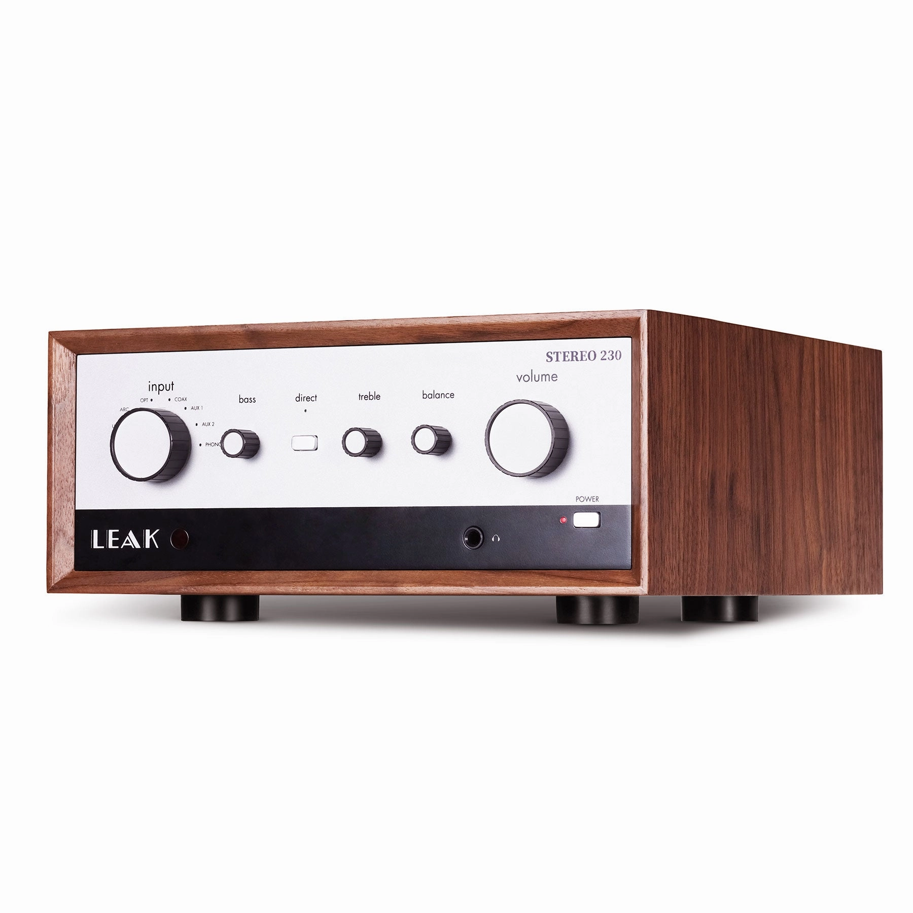 Leak: Stereo 230 Integrated Amplifier w/ Bluetooth - Walnut