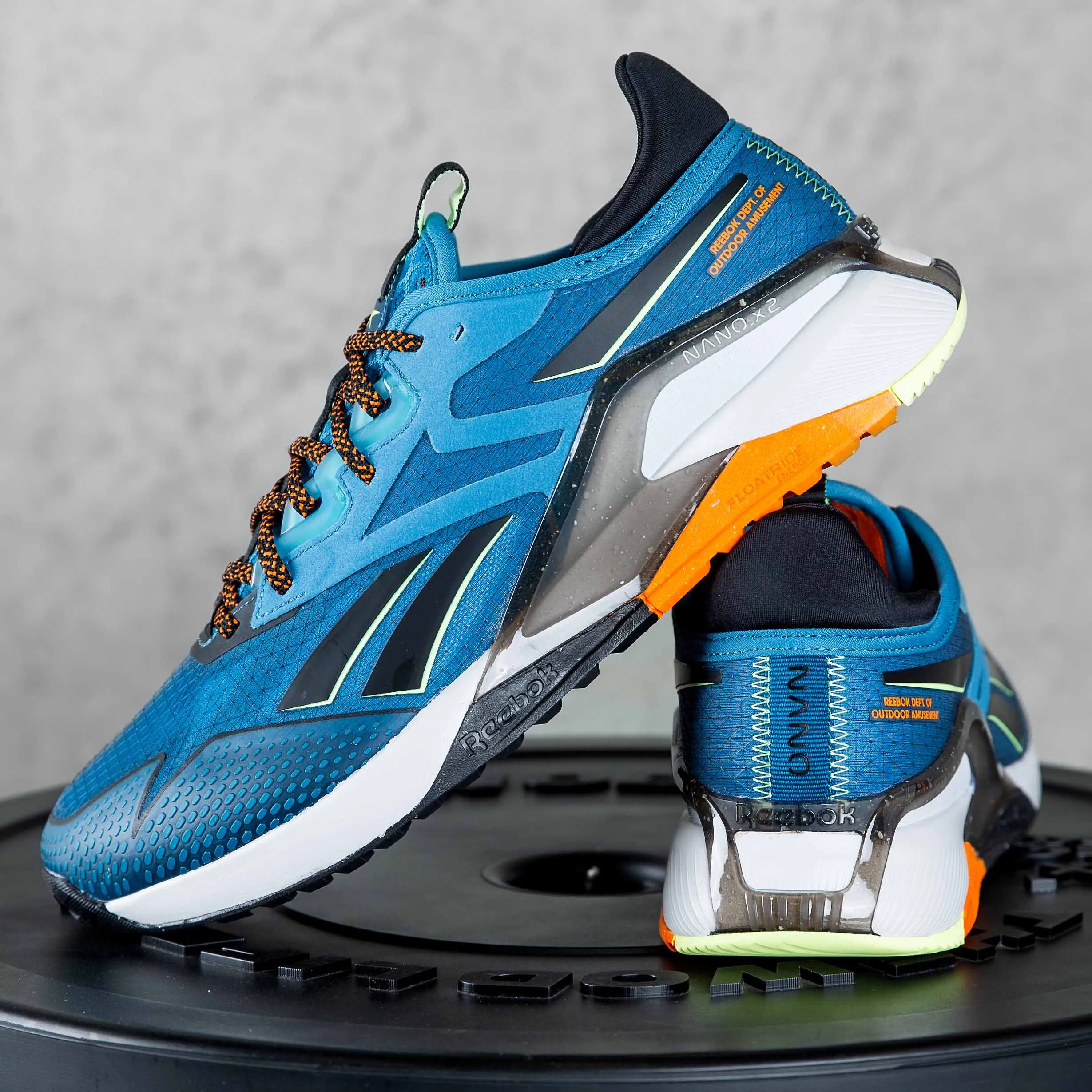 Marvelous Style Padded Shank Pad Pad Reebok - Nano Tr Adventure - Men'S - Steely Blue/Core Black/Smash Orange