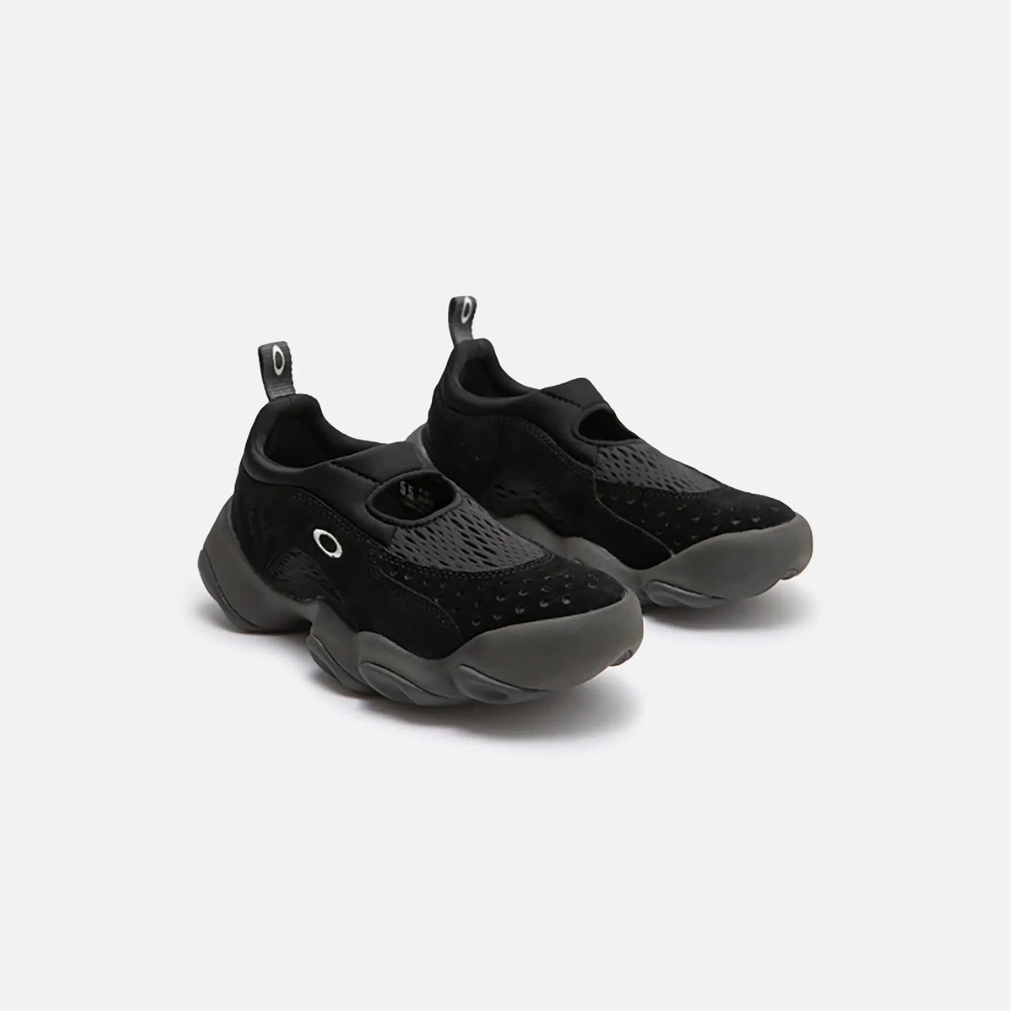 Oakley Suede Flesh Sandal - Black Comfort Arch Support Pad