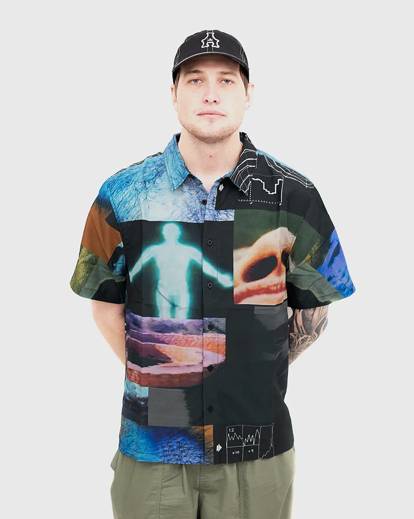 Country Wear Quasi Dementia Short Sleeve Button Up - Multi