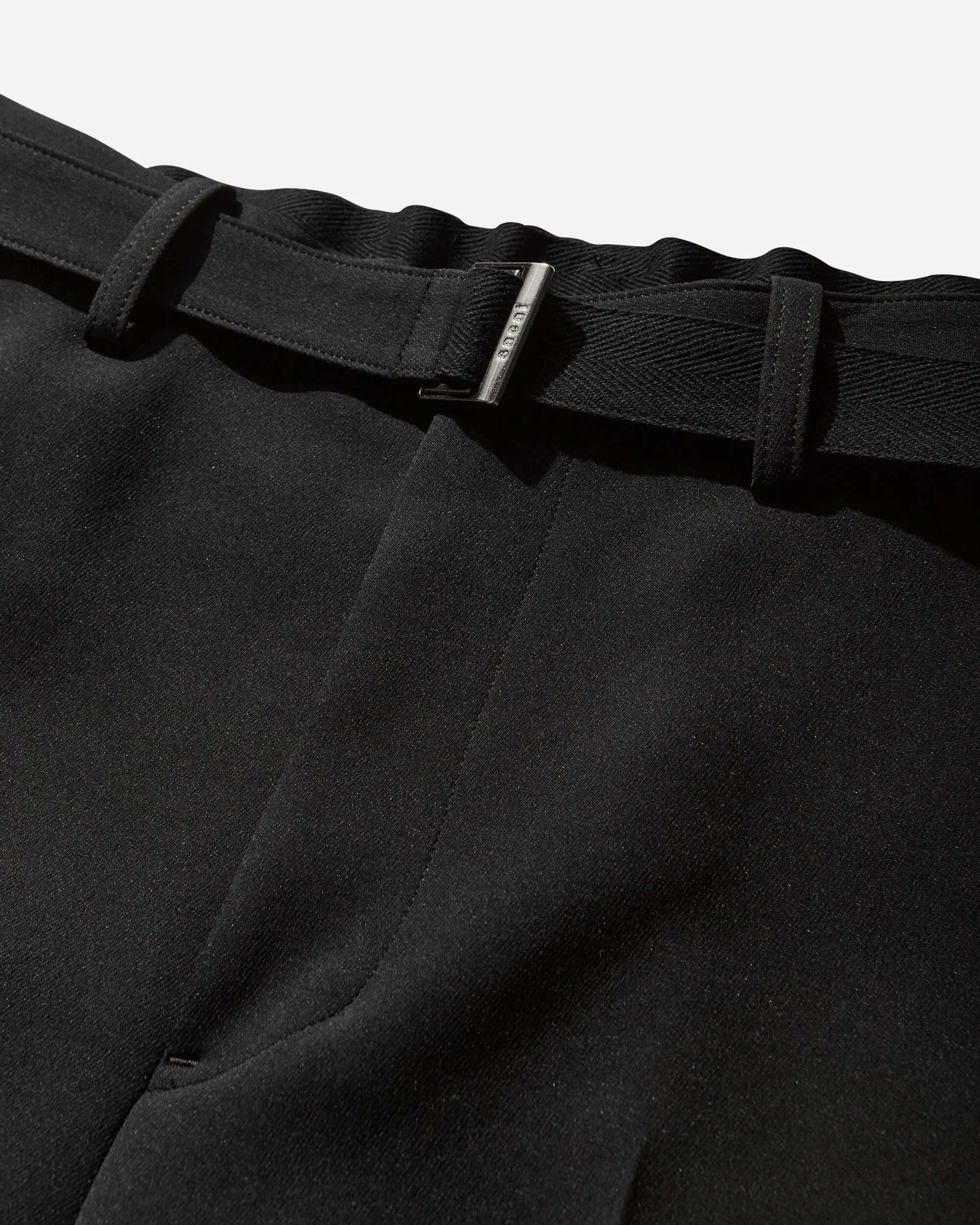 Beret Socks Refraction Men'S Matelasse Twill Pants Black