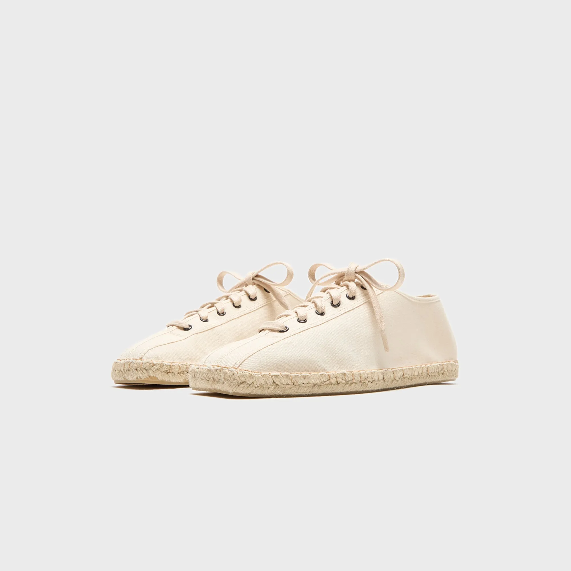 Comfortable Lining Material Lemaire Linoleum Laced Espadrilles - Off White