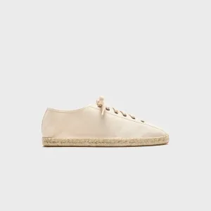 Comfort Reconstruction Lemaire Linoleum Laced Espadrilles - Off White