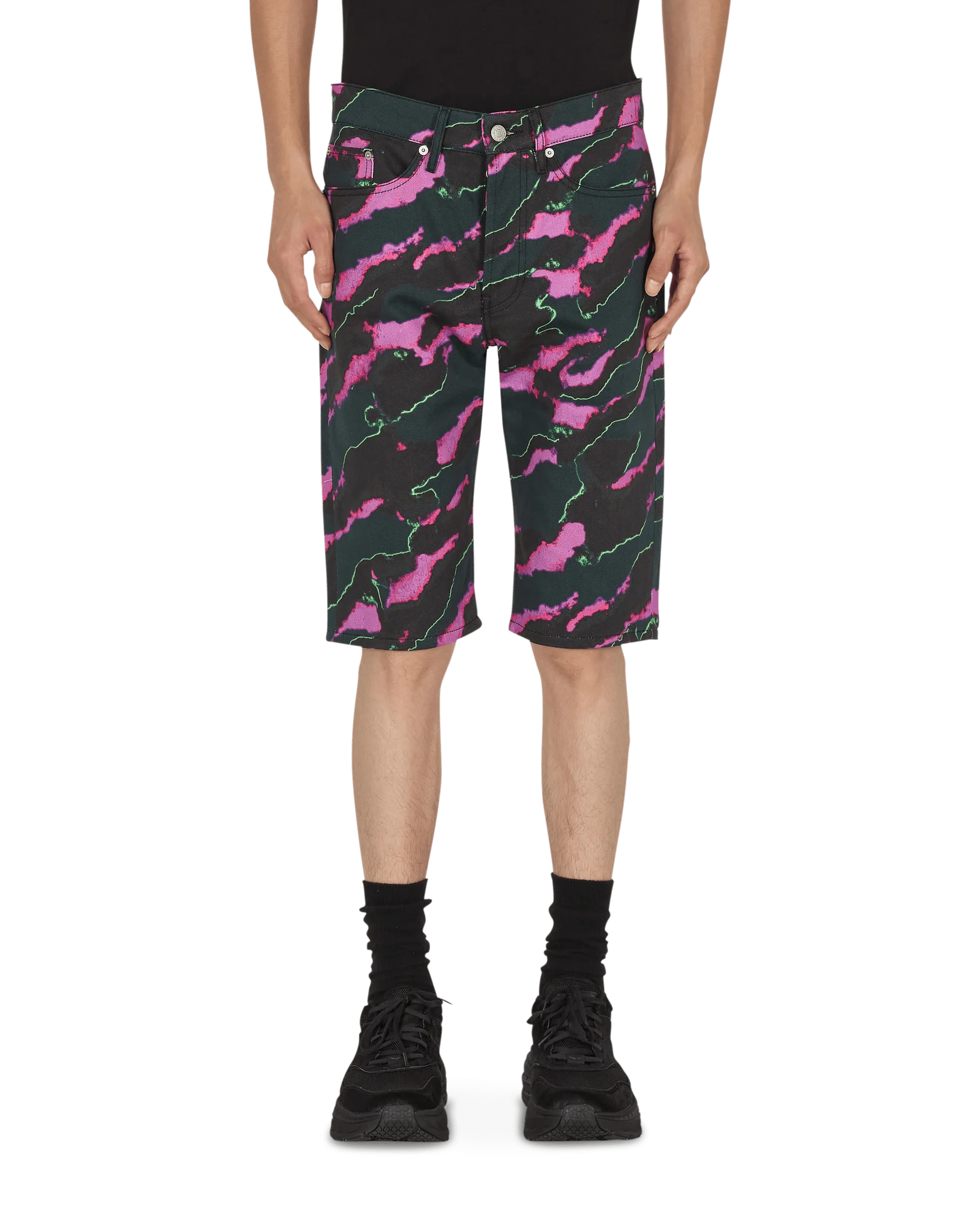 Elastic Quality Comfortable" Len Lye Penna Tris Shorts Pink