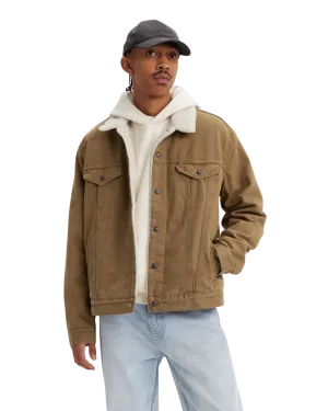 Veste trucker Sherpa Type 3 de Levi's en toile Cougar lavée
