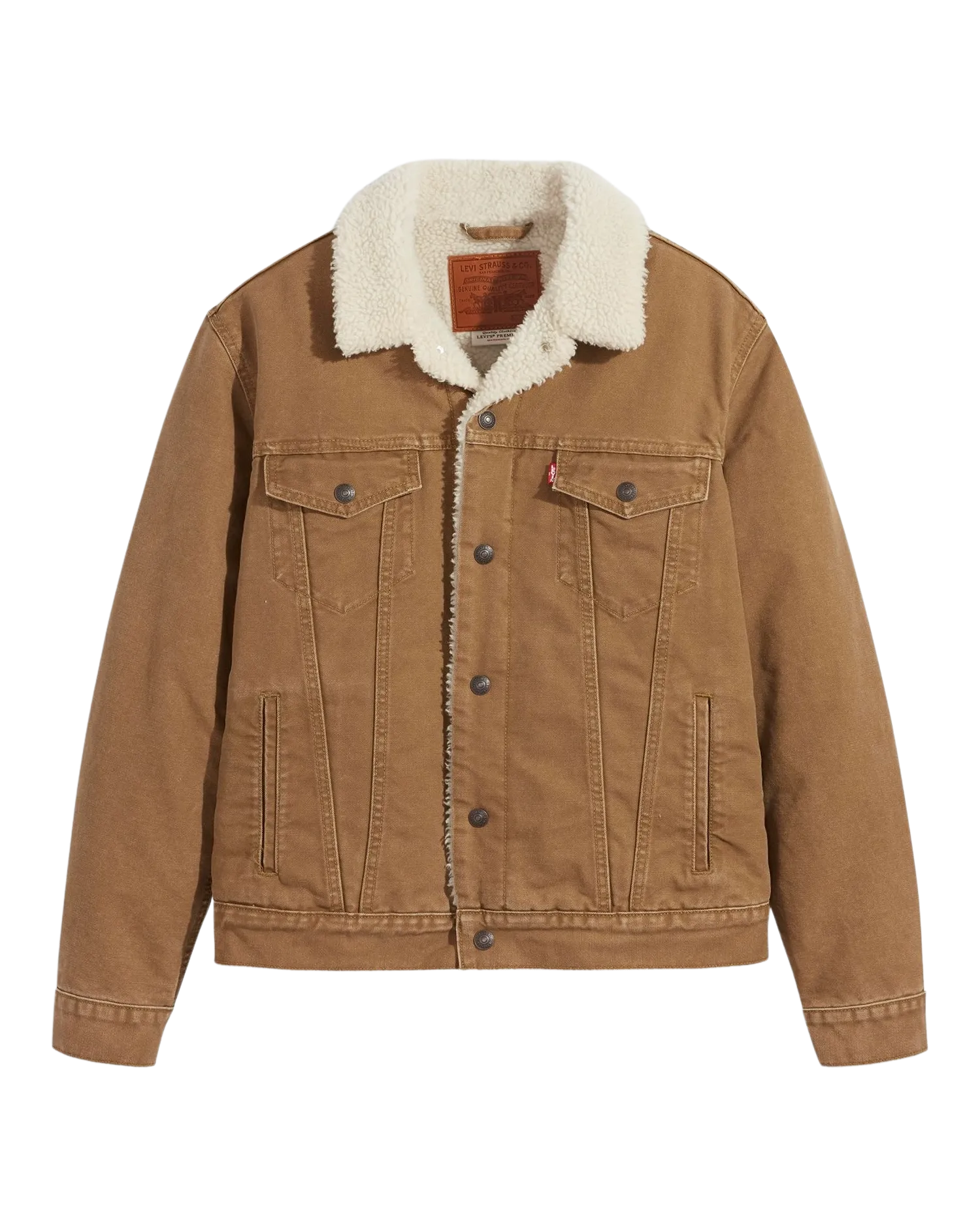 Veste trucker Sherpa Type 3 de Levi's en toile Cougar lavée