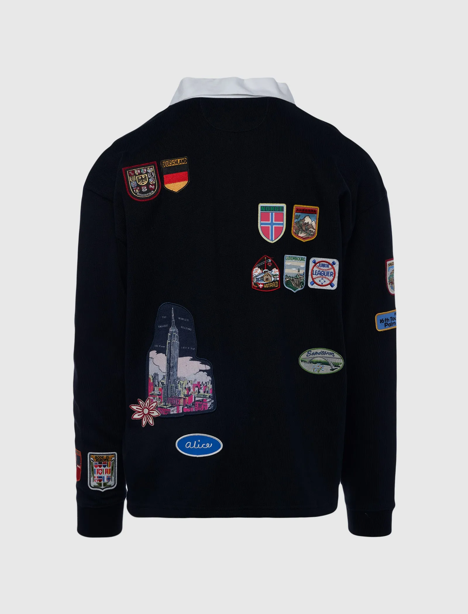 Knit Neck Rugby Shirt