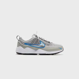 Nike Air Zoom Spiridon - Metallic Silver / Signal Blue Antibacterial